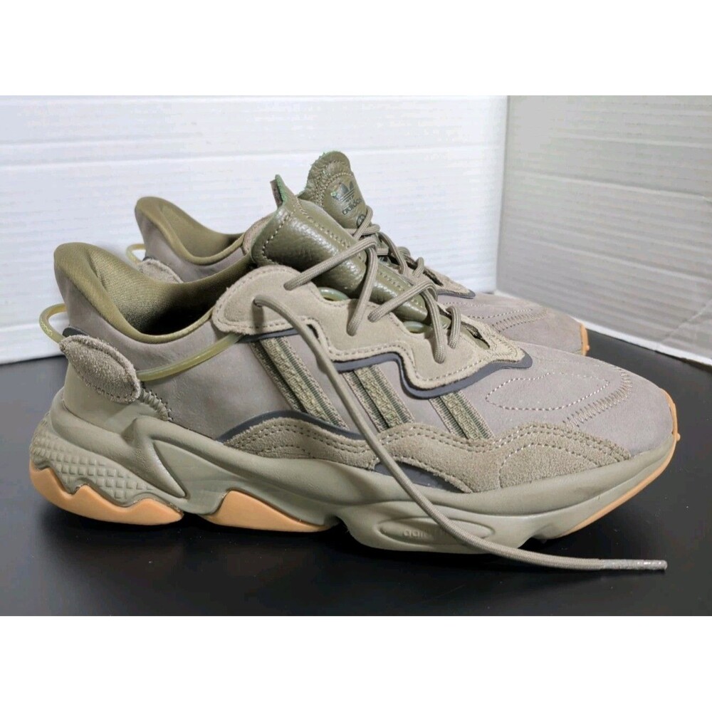ADIDAS OZ WEEGO 'TRACE CARGO' EE6461 MEN'S SHOES SIZE 7.5 GRAY/GREEN  EUC